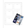 thumbnail image 1 of Blank Name Badge Card (No-Tear), 6-UP on 8.5" x 11" White 10-Mil Paper - 25 Shts, 1 of 1