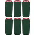 thumbnail image 1 of Blank Neoprene 24 oz. Can Coolie (6 Pack, Dark Green), 1 of 7