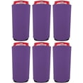 thumbnail image 1 of Blank Neoprene 24 oz. Can Coolie (6 Pack, Purple), 1 of 6