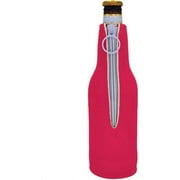 Blank Neoprene Beer Bottle Coolie (1, Hot Pink)