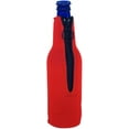 thumbnail image 1 of Blank Neoprene Beer Bottle Coolie (1, Red), 1 of 8