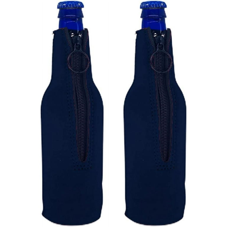 Promo Neoprene Zippered Beer Bottle Coolies (12 Oz.)
