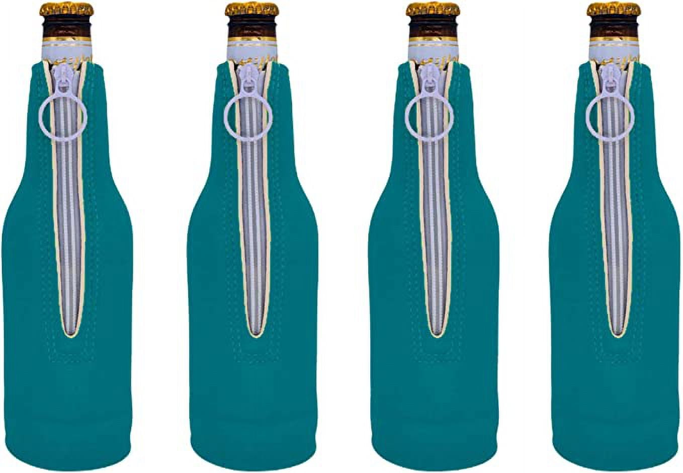 Blank Neoprene Zipper Bottle Coolie – Wholesale Coolies