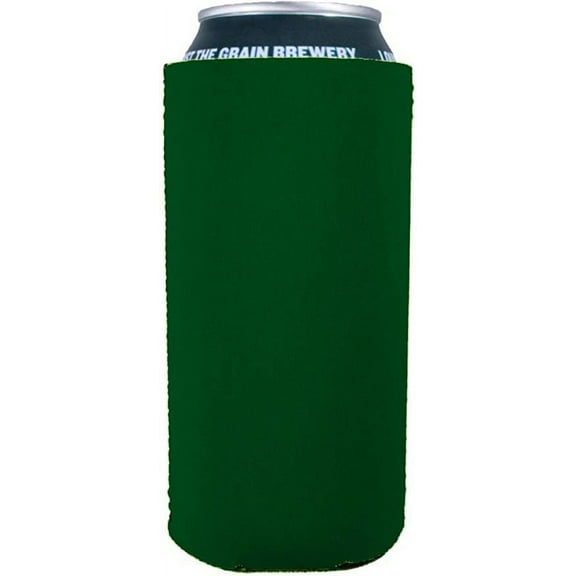 Blank Neoprene Collapsible 16 oz. Can Coolie (1, Kelly Green)