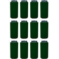 thumbnail image 1 of Blank Neoprene Collapsible 16 oz. Can Coolie (12 Pack, Kelly Green), 1 of 7