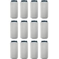thumbnail image 1 of Blank Neoprene Collapsible 16 oz. Can Coolie (12 Pack, White), 1 of 6