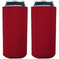thumbnail image 1 of Blank Neoprene Collapsible 16 oz. Can Coolie ( 2 Pack, Red), 1 of 7