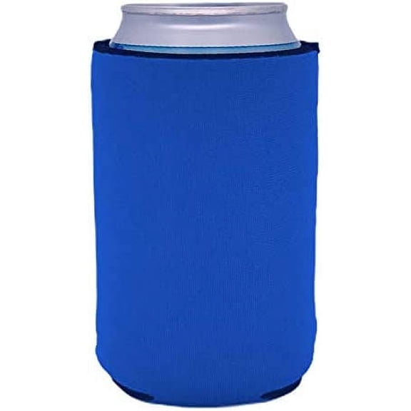 Blank Neoprene Collapsible Can Coolie (1, Royal Blue)