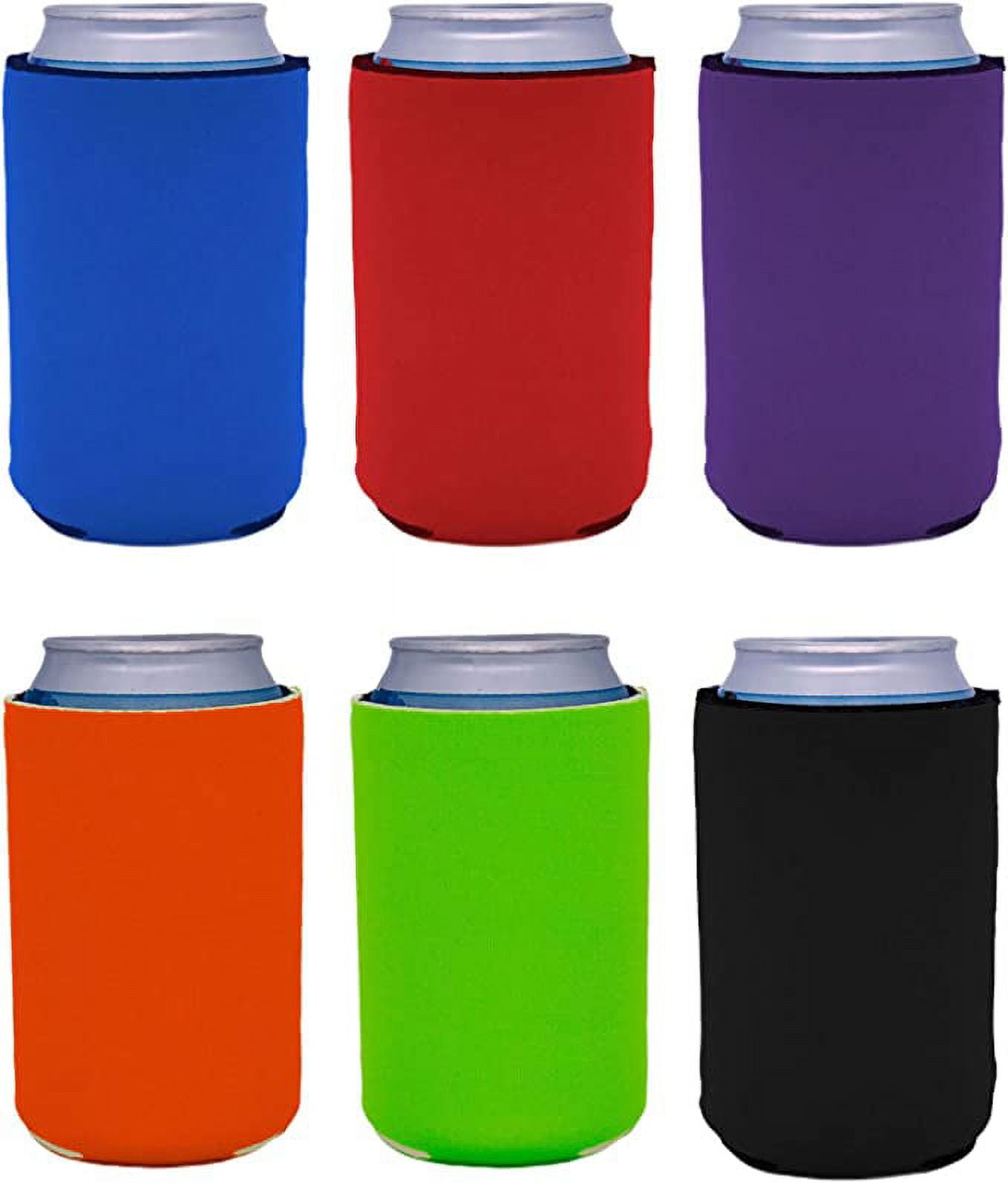 Blank Neoprene Collapsible Can Coolie (Variety Color Pack