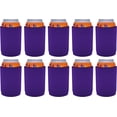 thumbnail image 1 of Blank Neoprene Full Bottom Can Coolie (10 Pack, Purple), 1 of 8