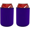 thumbnail image 1 of Blank Neoprene Full Bottom Can Coolie (2 Pack, Purple), 1 of 3
