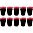 thumbnail image 1 of Blank Neoprene Party Cup Coolie (10 Pack, Black), 1 of 6