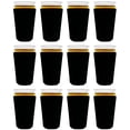 thumbnail image 1 of Blank Neoprene Pint Glass Coolie (12 Pack, Black), 1 of 6