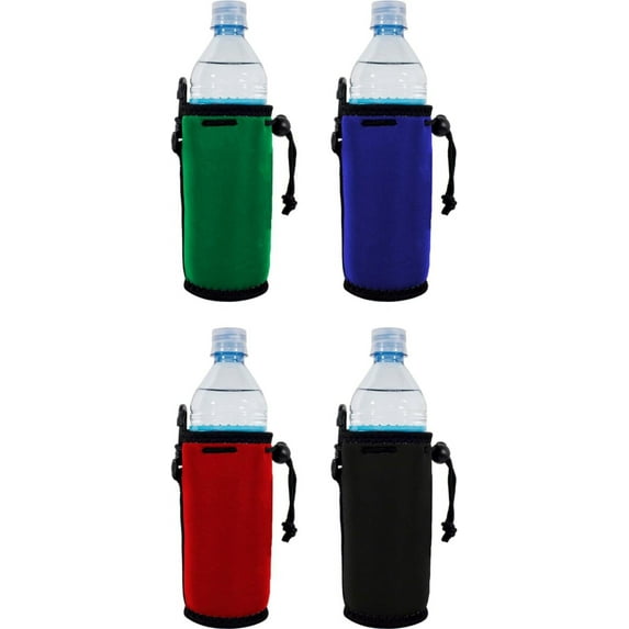 Blank Neoprene Water Bottle Coolie (4 Pack, Variety)
