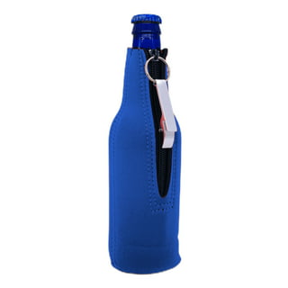 Beer Bottle Koozies, TINGOR Beer Bottle Insulator / Sleeve 4 Color. Zip-up  Bottle Jackets. Keeps Beer Cold and Hands Warm. Classic Extra Thick  Neoprene with Stitched Fabric Edges, Enclosed Bottom 
