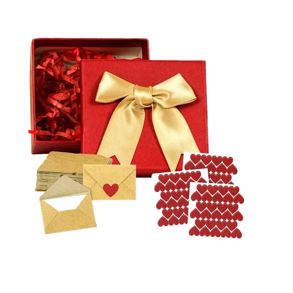 Blank Note Cards And Envelopes - Mini Envelopes With Blank Cards, Valentines Day Gifts, Love Notes for Birthday, Anniversary