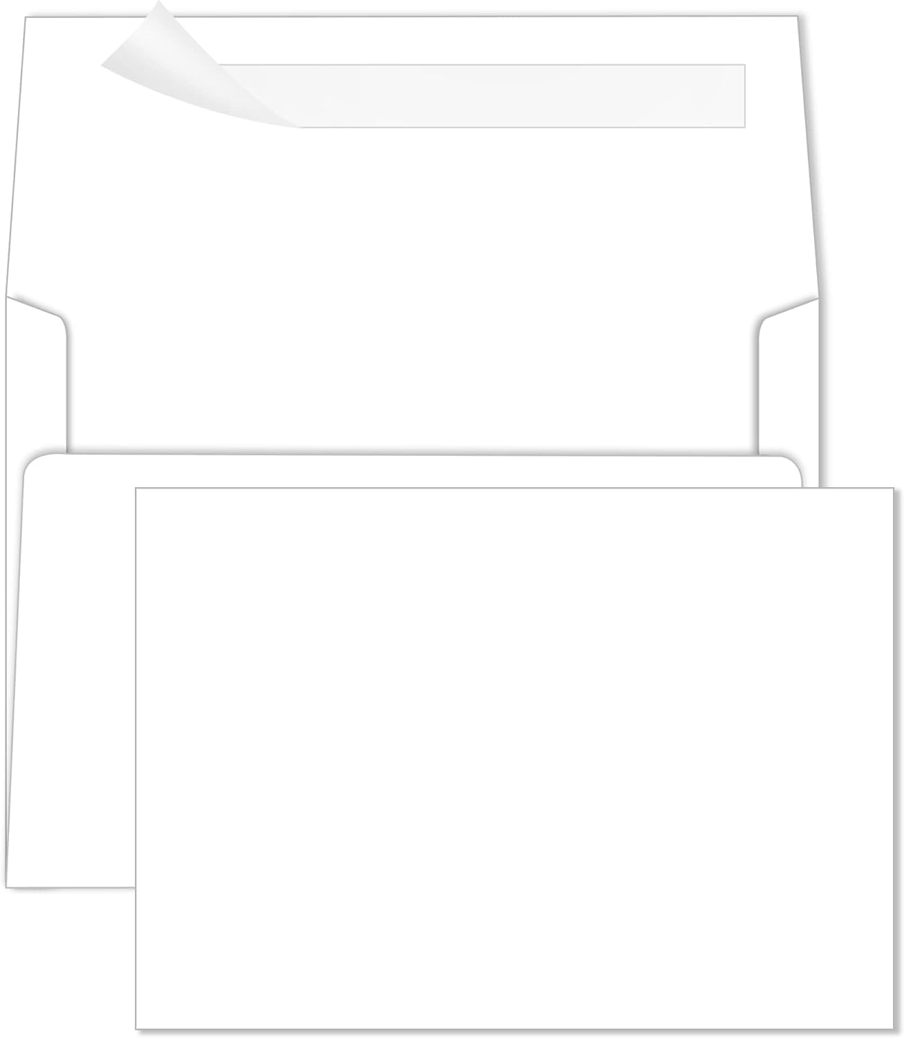 Blank Note Cards and Envelopes 12.7 x 17.7 Flat Cardstock and A7