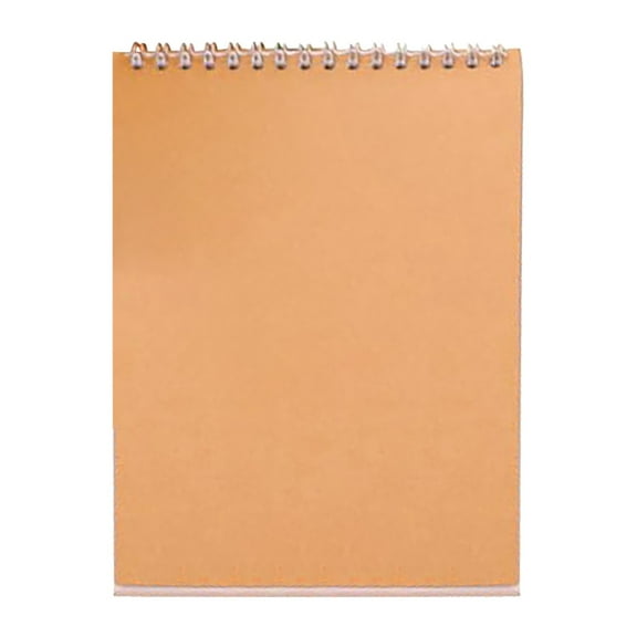 Blank Notebook, Sketch Book, Blank Spiral Notebook, Blank Paper Notebook, Spiral Notebook, Spiral Sketchbook,Blank Sketch Book Pad, Soft Cover Spiral Notebook Journal with Unlined Paper (Brown)