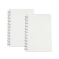 thumbnail image 1 of Blank Notebooks Spiral Notebook Set Minimalist Design Daily Use Multi 21x14.5cm 2Set, 1 of 3