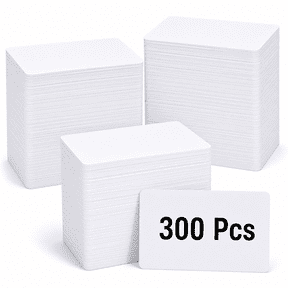 Blank PVC ID Cards 300 Count Standard Credit Card Size