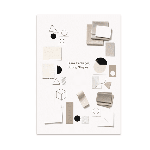Blank Packages Strong Shapes Wall Art - Brand Designer - 13x19 Poster Print