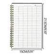 thumbnail image 1 of Blank Page Notebook Roll Up Notebook with Blank Grid Pattern Notebook, 60 Pages, Available In Both Horizontal And Vertical Versions, 1 of 6