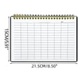 thumbnail image 1 of Blank Page Notebook Roll Up Notebook with Blank Grid Pattern Notebook, 60 Pages, Available In Both Horizontal And Vertical Versions, 1 of 6