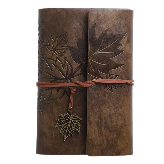 Blank Pages for Unbridled Creativity, Travel Journals & Sketching, 80-Page Art Notebook Vintage Leather Diary