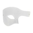 thumbnail image 1 of Blank Paper Pulp Mask, Mask for Painting, Halloween Craft, Masquerade Mask for Masquerade Party, 6X5 Inch Unpainted Half Mask for Personalized Diy Decorating and Themed Event Prep, 1 of 7