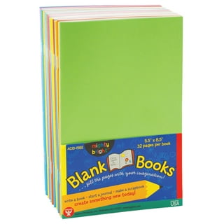 Lakeshore Blank Hardcover Books Set of 10 9 x 9 inch 20 pages each White  covers
