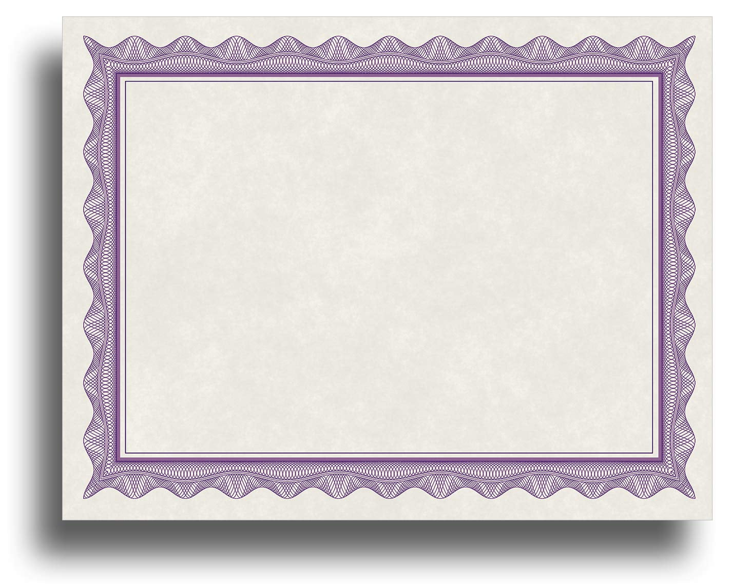 Blank Parchment Certificate Paper for Awards Works with Inkjet/Laser