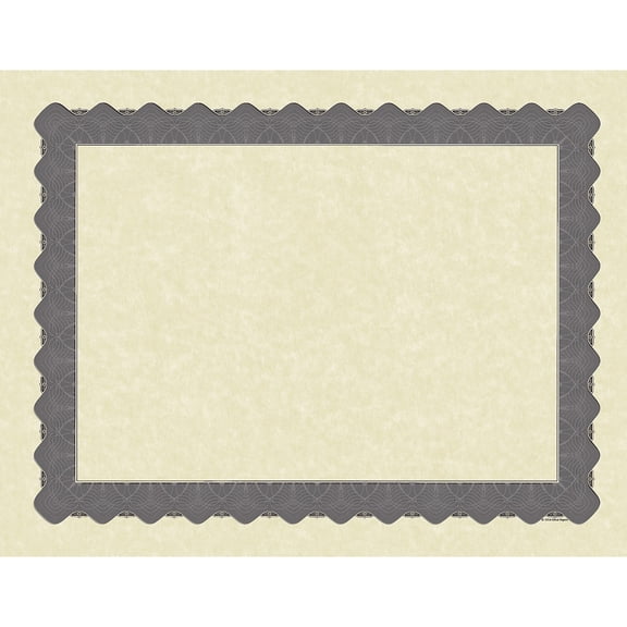 Blank Parchment Certificate