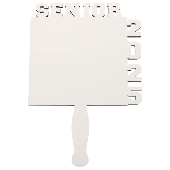 Blank Photo Frame Graduation Sublimation Blank Paddle Fan Sublimation Frame Graduation Frame Board Sublimation Fans Blank Fan Handheld Frame (Single-Sided)