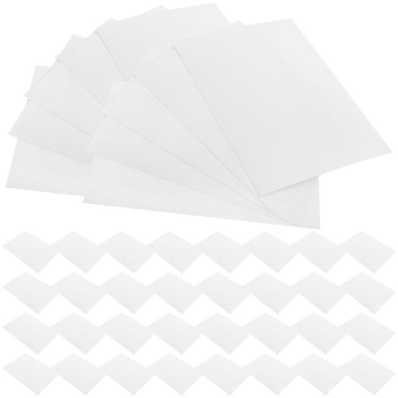 Blank Photo Paper Sticky 100 Sheets Printer Photographic Stickers Nail Self Adhesive Printing Supply White