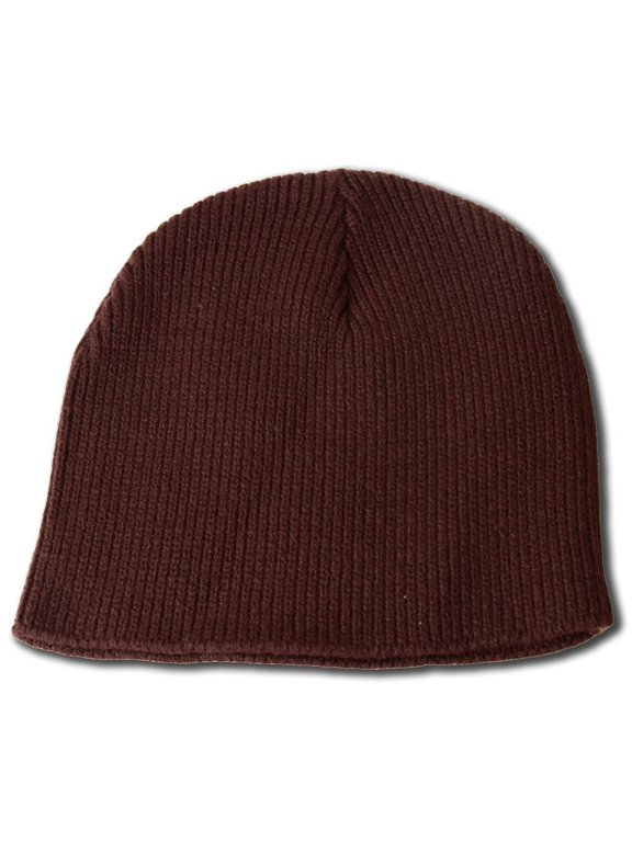 Blank Plain Brown Waffle GI Cap