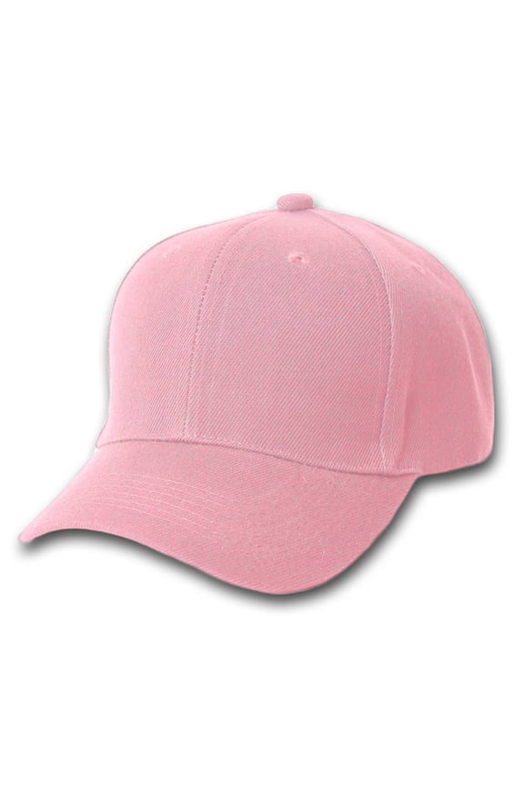 Blank Plain Pink Adjustable Hat