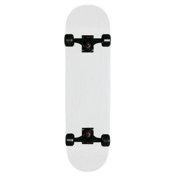 Blank Pro Complete Skateboard Dip White 8.25 Black Wheels Black Trucks