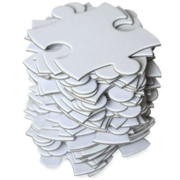 Blank Puzzle 23x18 inches, 63 Pieces - Ideal for Wedding Birthday Party and Special Events, DIY Painting, Art and Craft Projects, Guest Book Alternative