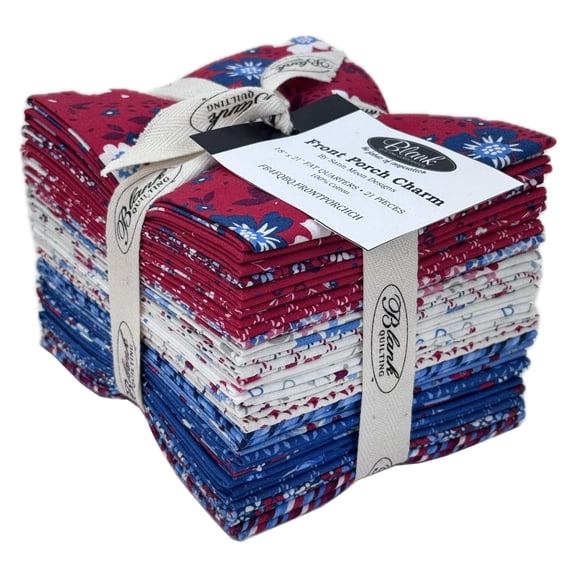 Blank Quilting - Front Porch Fat Quarter Bundle by Satin Moon Designs 21 pcs