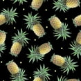 thumbnail image 1 of Blank Quilting Fruit For Thought Pineapples Black Cotton Fabric By The Yard, 1 of 1