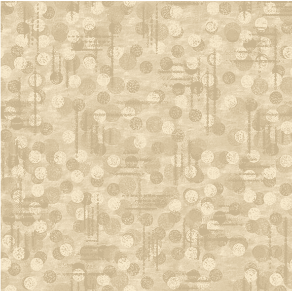 Blank Quilting Jot Dot Tonal Texture Beige Cotton Fabric By The Yard