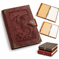 Blank Refillable A5 Binder Journal, 4-Red-FlyingDragon, 400 Total Pages ...