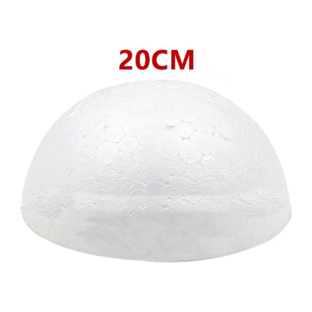 Blank Round Solid Polystyrene Foam Ball for Wedding Craft 20cm