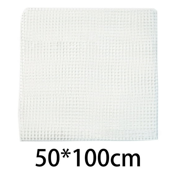 Blank Rug Hooking Mesh Canvas Latch Hook Rug Making Carpet Tapestry DIY Supplies White 1000x500mm