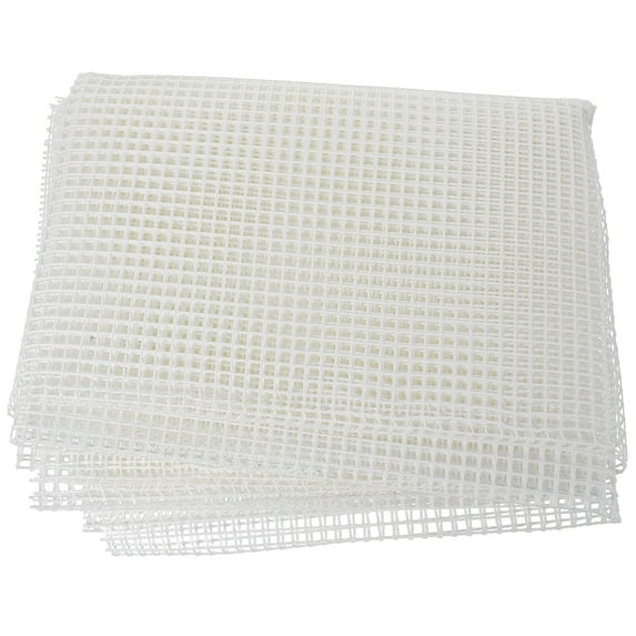 Blank Rug Hooking Mesh DIY Rug Making Tapestry Mesh Craft Sheet (White)