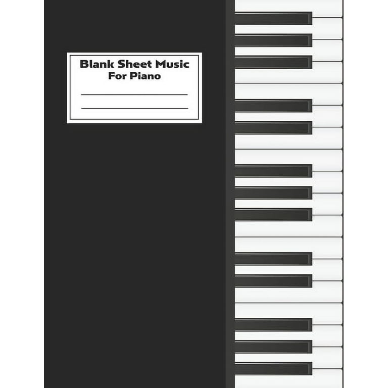 Printable Blank Piano Sheet Music Paper  Blank sheet music, Piano sheet,  Music paper