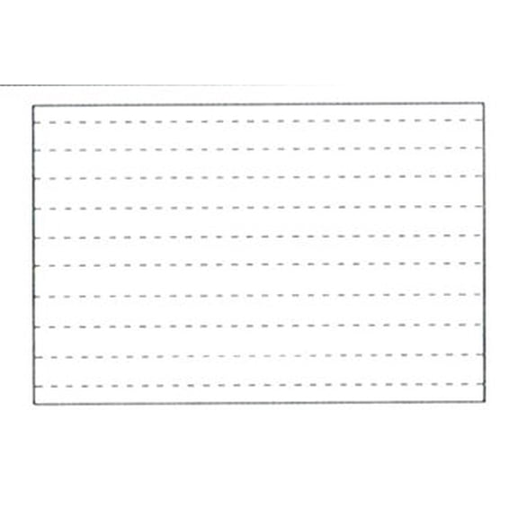 Blank Shelf Tags for Offset & Digital Printing - 1-1/4" x 19", 9-UP on 19" x 13" Sheets, 120-lb White Gloss Cover - PACK OF 100 SHEETS