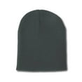 thumbnail image 1 of Blank Short Beanie Cap , Heather Charcoal, 1 of 1