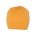 thumbnail image 1 of Blank Short Beanie Cap , Yellow, 1 of 2