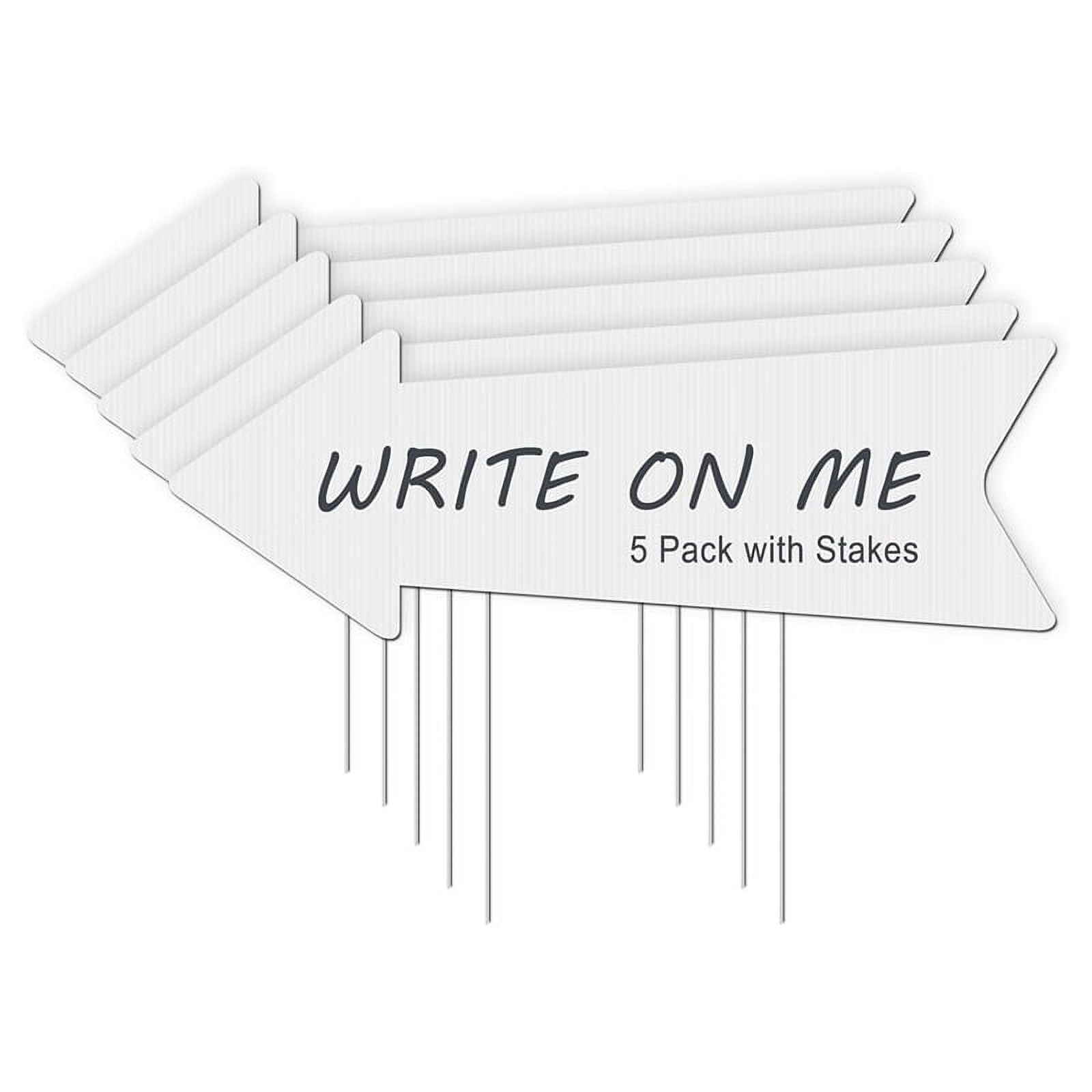 Blank Signs With Stakes 5 Pack 17 X 6 Inches White Blank Wedding Blank signs with stakes 5 pack 17 x 6 inches white blank wedding
